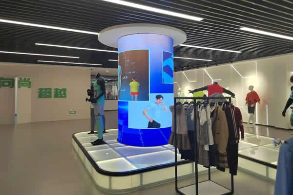 佛山市某品牌體驗(yàn)店 - 弧形、圓柱LED顯示屏
